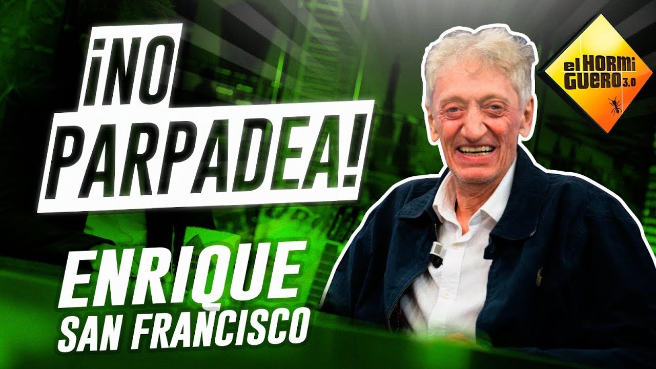 Enrique San Francisco - Campeonato Internacional de NO Parpadear [El Hormiguero]