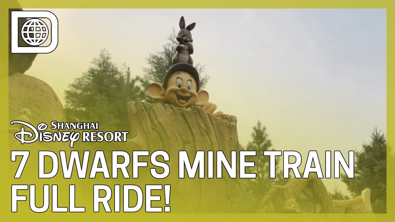 Seven Dwarfs Mine Train Rollercoaster - Shanghai Disneyland