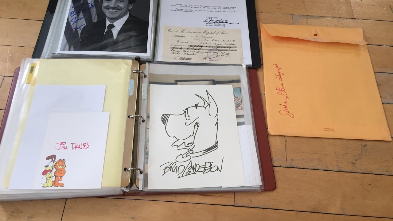 Autograph Collection With 99+ of Older and Newer Celebrities of Hollywood and Key figures