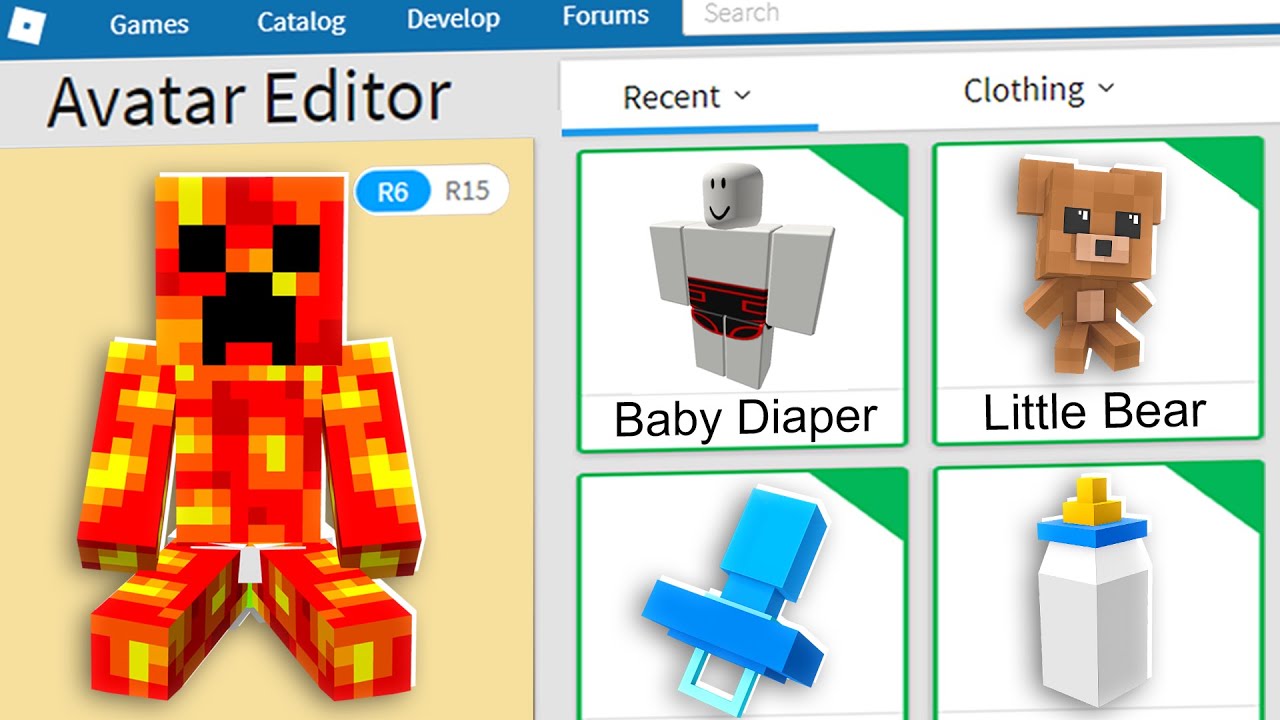 Создаём аккаунт BABY PRESTON в Roblox!