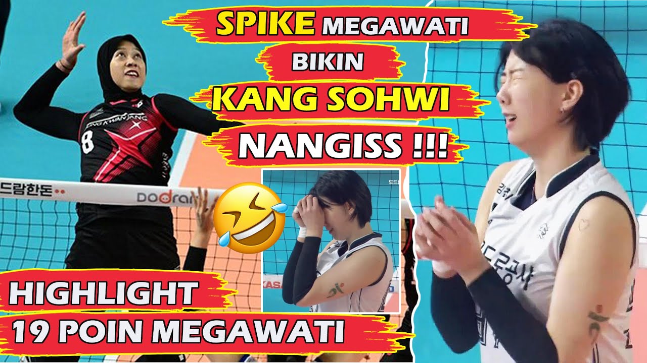 SPIKE MEGA BIKIN KANG SOHWI MERINGIS 🤣, 19 POIN MEGAWATI, RED SPARKS vs HI-PASS 3-0