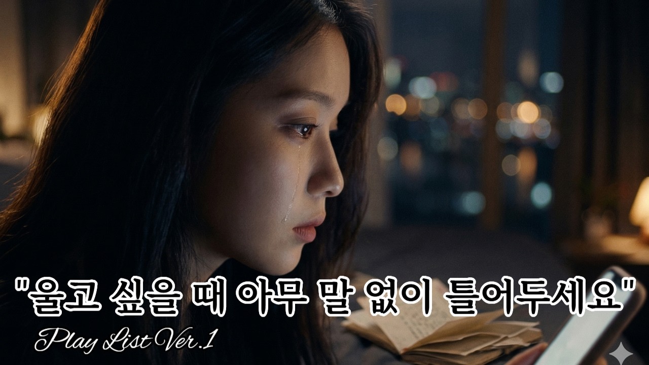 [🎵PLAY LIST] 미치도록 슬픈 감성 발라드. 미치도록 울고 싶을 때. 새벽까지 잠 못 이룰때...