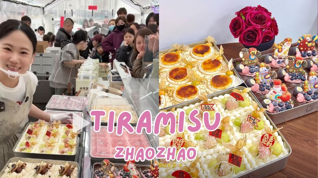 🔴Live🔴How long did Zhao Zhao need to sell out 100 trays of tiramisu? 03012026