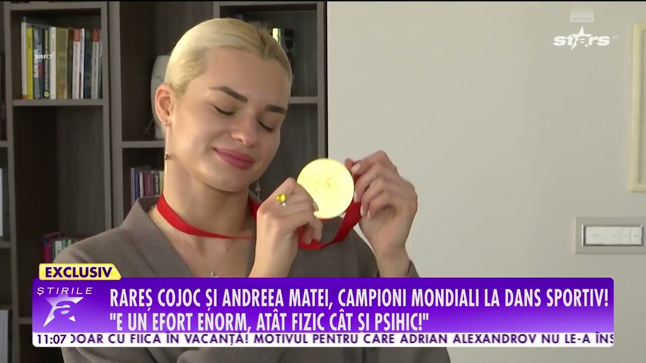 Rareș Cojoc și Andreea Matei, campioni mondiali la dans sportiv!