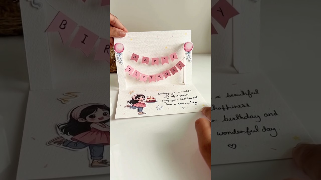 birthday cards #birthdaycard #greetingcard #diy #craft #shorts