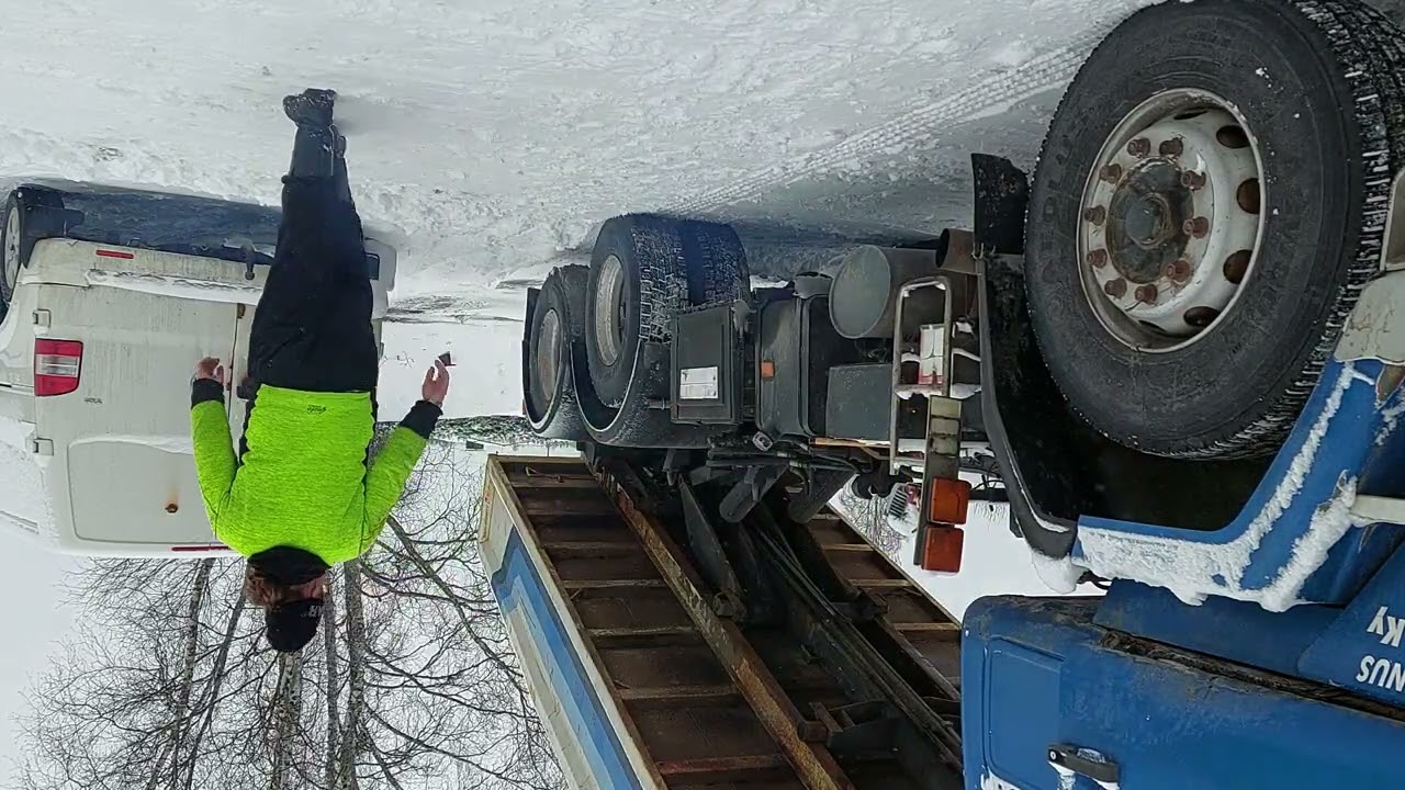 Reissusta tultu ja yritetään saada lava alas ja mitä oli kyydissä!!??