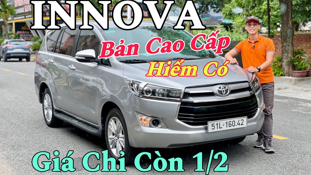 Toyota Innova V Bản cao cấp nhất, hiếm có, gi.á chỉ còn 1/2, Bảo dưỡng hãng đầy đủ, máy êm ru.