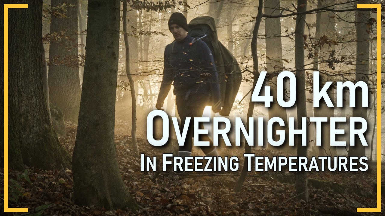 40km Solo Hike with Overnighter in Freezing Temperatures