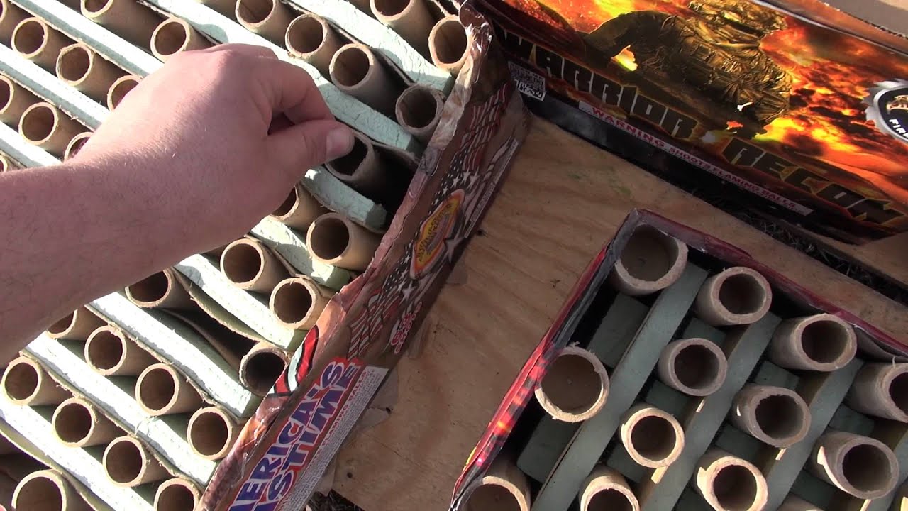 Badaboom Fireworks Demo Finale Setup