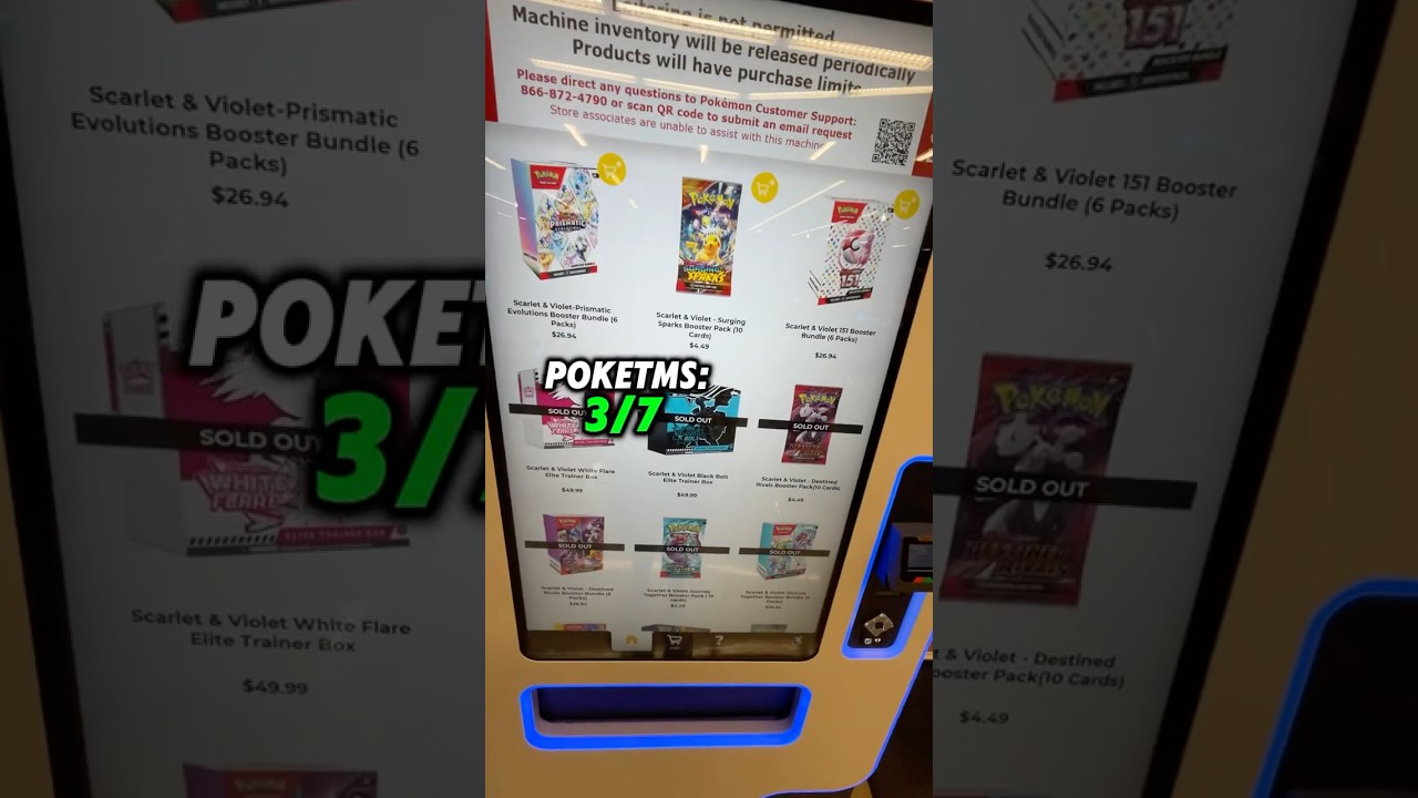 Pok&eacute;mon Vending Machine Hits EP.12 | 151 AND PRISMATIC??? #pokemon #packopening #yeat