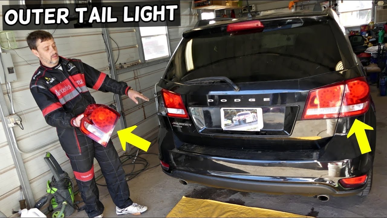 DODGE JOURNEY OUTER TAIL LIGHT ASSEMBLY REPLACEMENT REMOVAL  FIAT FREEMONT