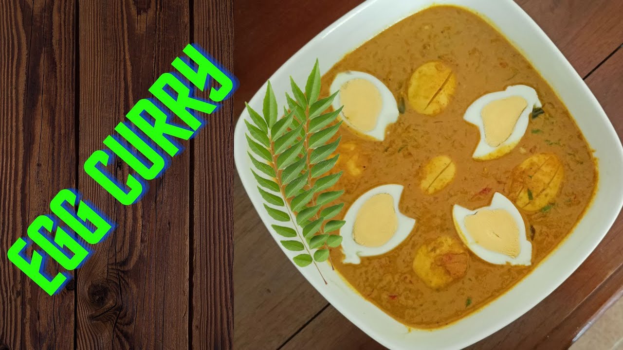 EGG CURRY IN COCONUT MILK // MUTTA CURRY KERALA STYLE // SIMPLE RECIPE