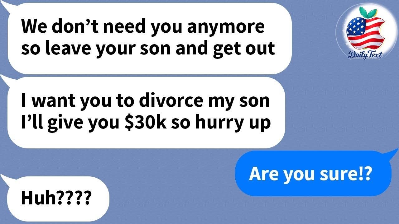 【Apple】 Right after I gave birth to my first son, my mother-in-law told me I was no longer needed