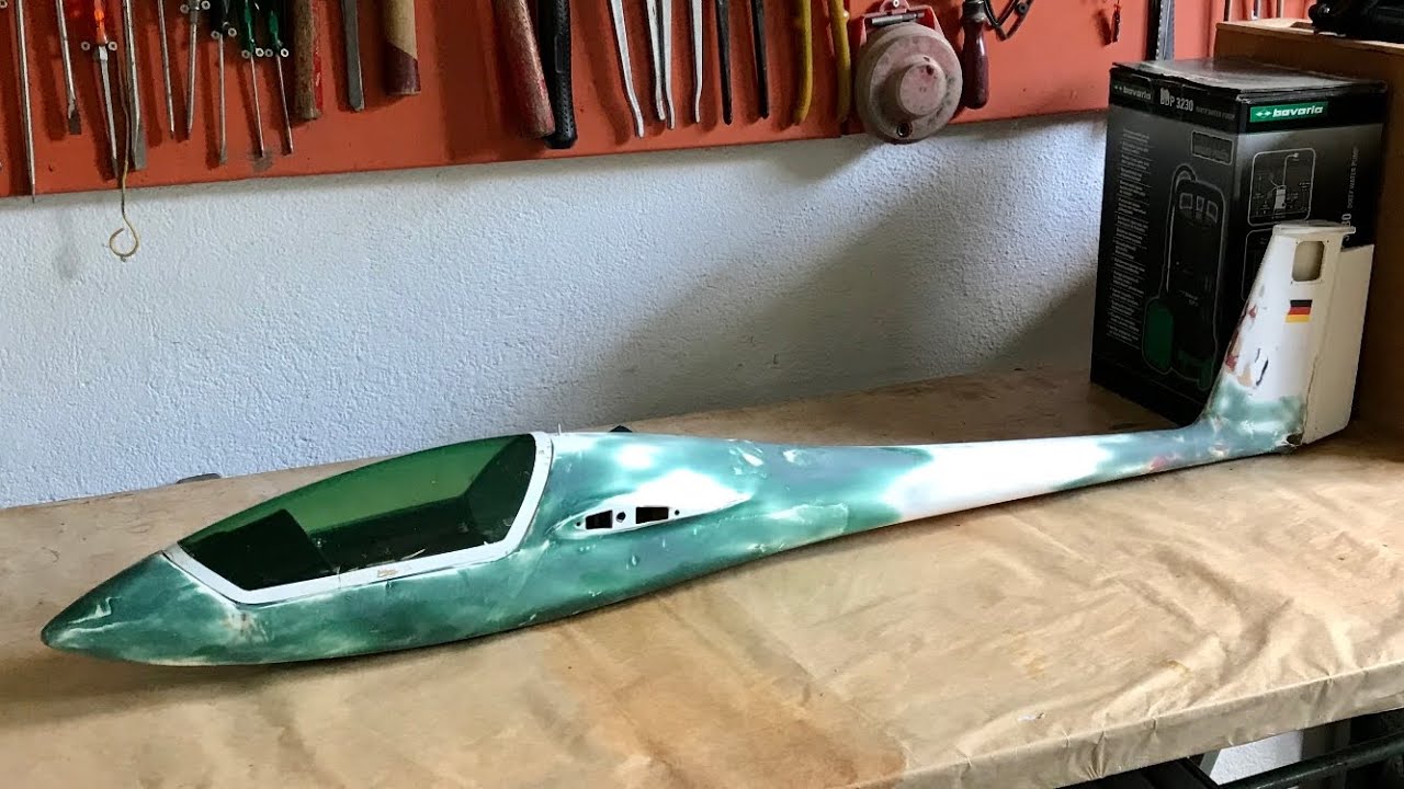 Ventus RC Glider Rebuild VLOG #1 🇸🇮