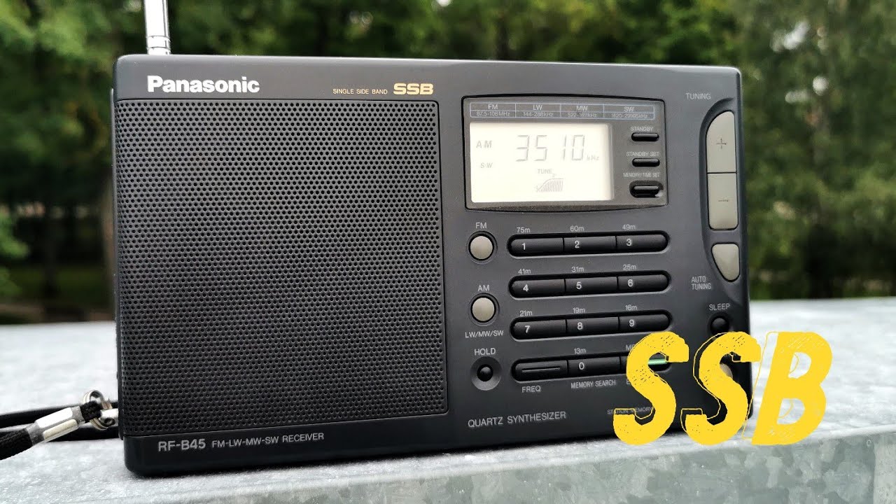 Panasonic ナショナル パナソニック RF-B45 on SSB 20, 15, 40 and 80 meters