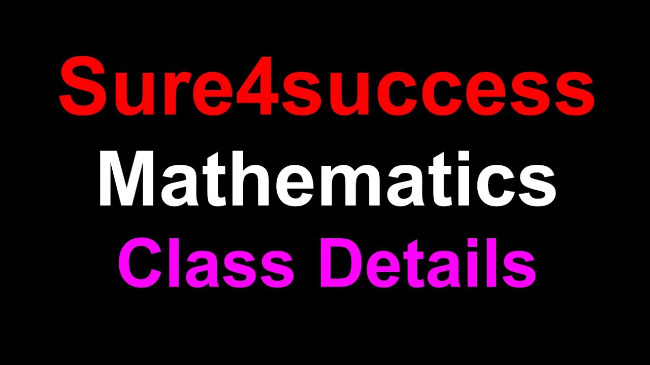 Maths important discussion for 1 min.