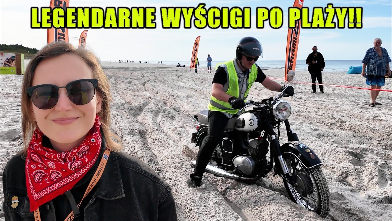 SHL M11* JUNAK M10* MZ ETZ 250* ścigają się na PLAŻY 😁😁 VII Bałtycki Rajd 💥💥
