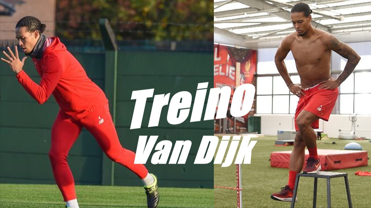 Treinamento do Melhor Zagueiro do Mundo Van Dijk ll Força , Pique e Desarmes