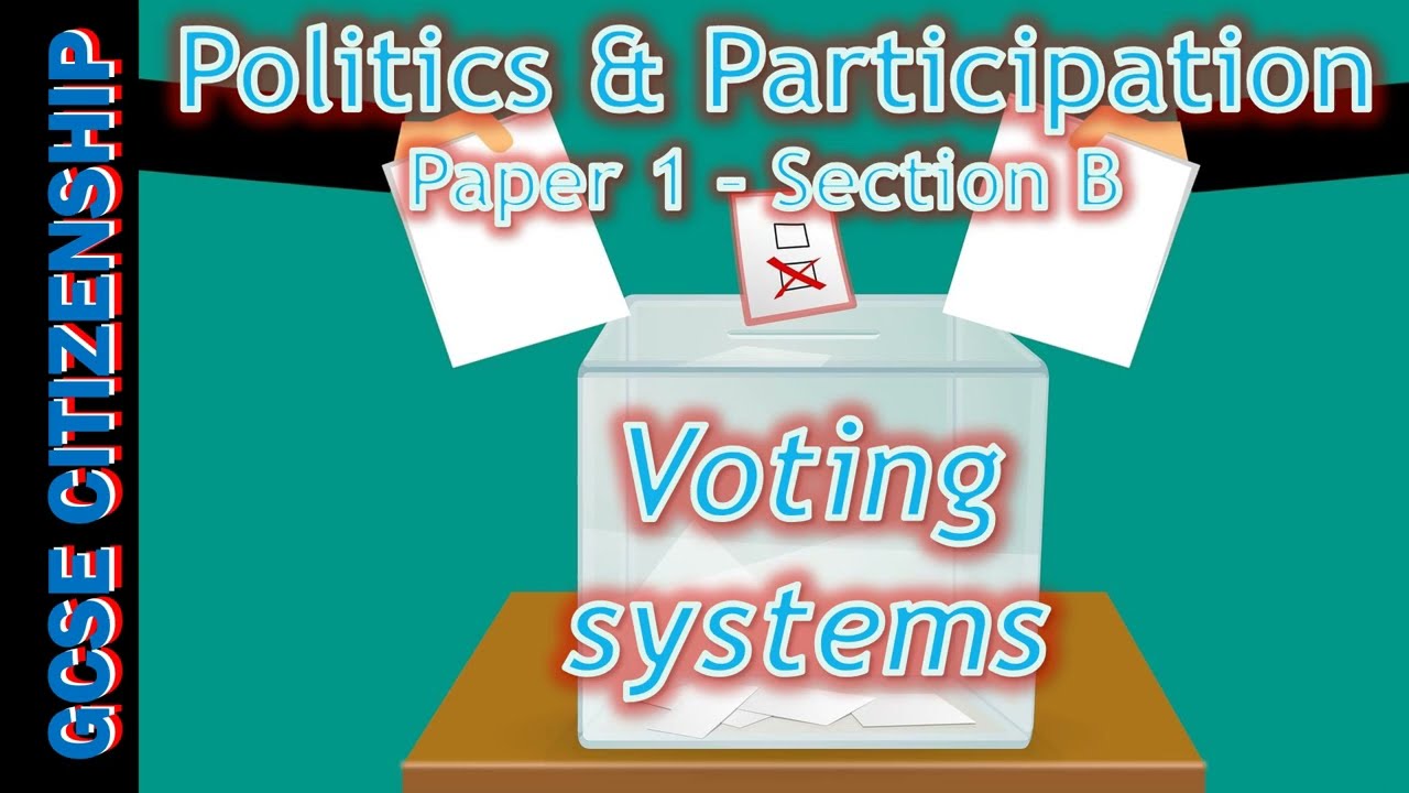🇬🇧 GCSE Citizenship 🇬🇧: Voting systems (Paper 1-Section B) 🗳️
