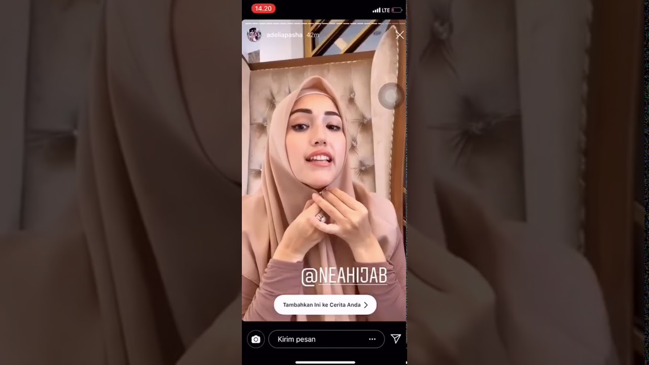Adelia Pasha mereview Klip Hijab Asli Turki