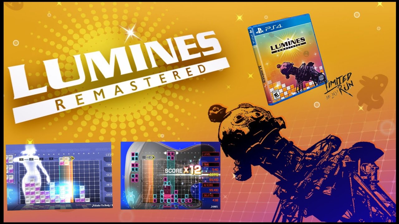 Lumines remastered PS4 video game gameplay #ps4 #gaming 