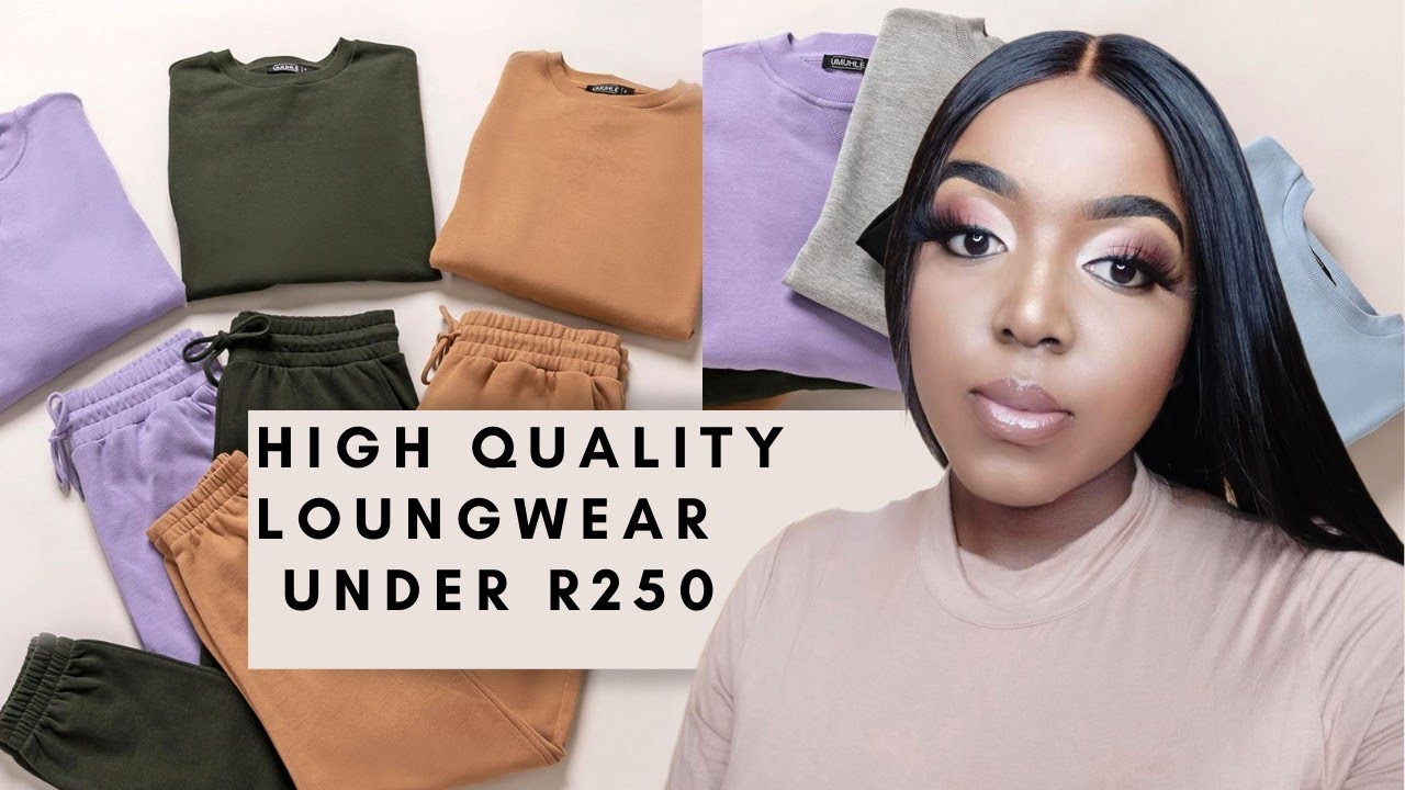 Affordable HIGH QUALITY lounge wear under R250| Plus size try on haul ft Foschini Umuhle range