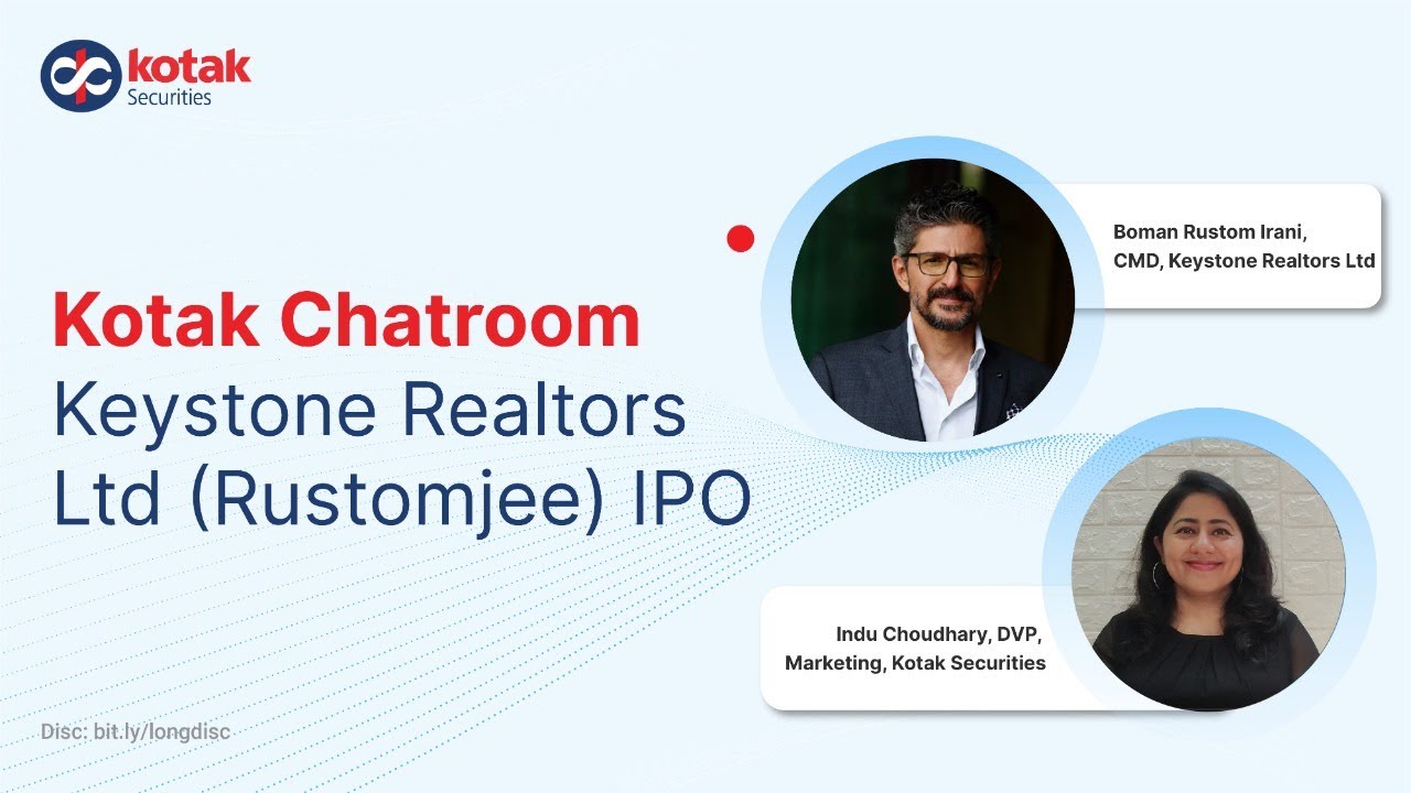 Exclusive Conversation About Keystone Realtors Ltd IPO | Rustomjee | Kotak Chatroom | Upcoming IPO
