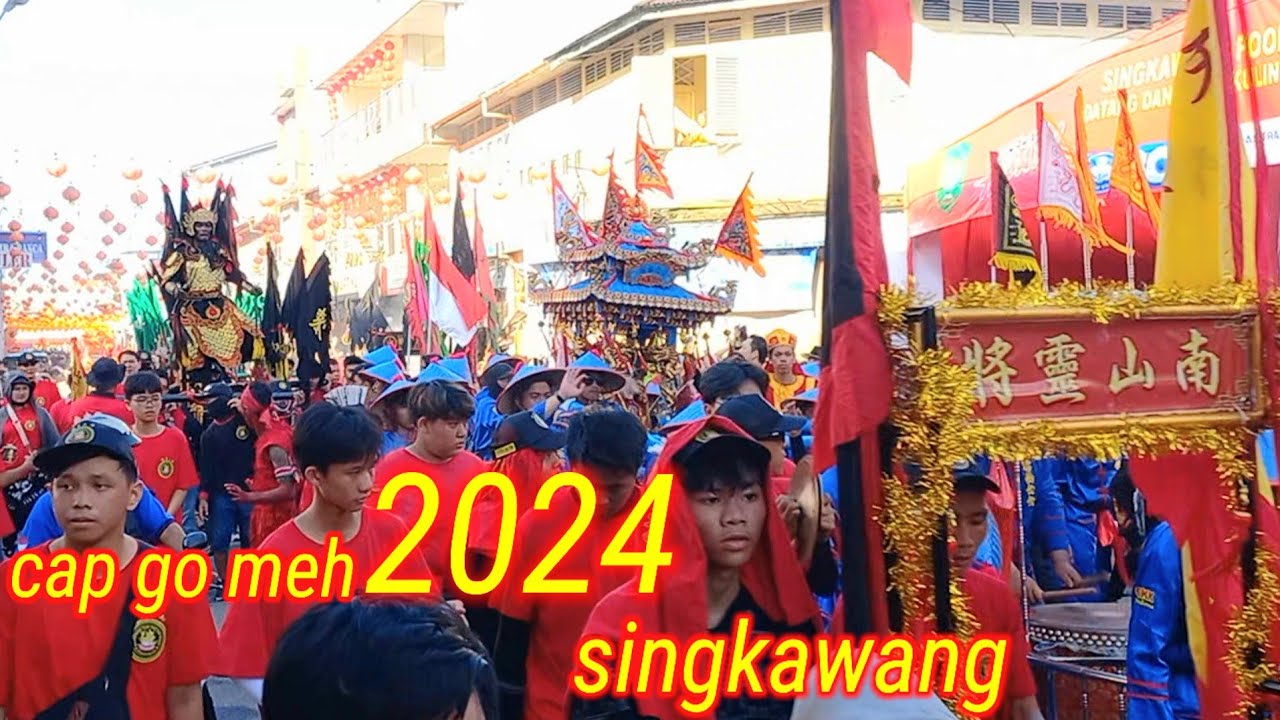 puncak perayaan cap go meh Singkawang 2024