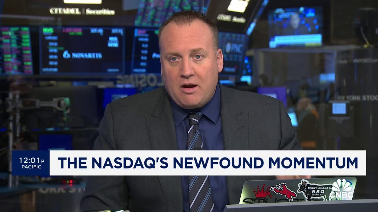 The momentum in the Nasdaq can continue, it's not overbought, says Ritholtz's Josh Brown