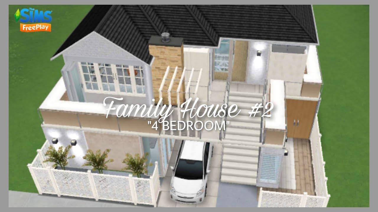 FAMILY HOUSE #2 | 4 Bedroom | Kreatif Sims Freeplay | Sims Freeplay Indonesia