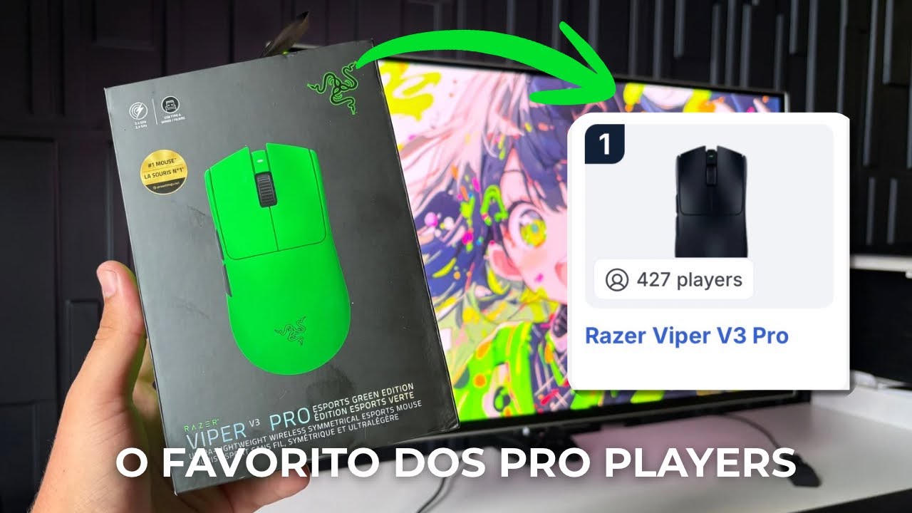 Porquê os PRO PLAYERS só USAM esse MOUSE? | Razer Viper V3 Pro Review