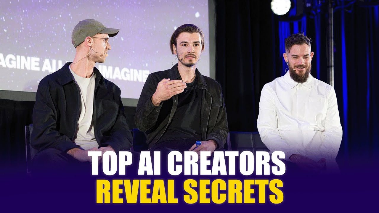 Top AI Creators Ole Lehmann, Igor Pogany, & Linus Ekenstam Give Advice at Imagine AI Live 2024