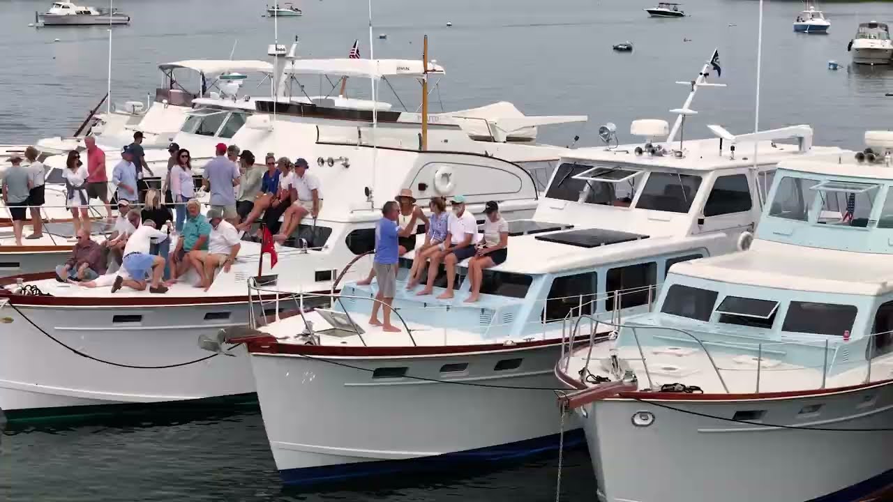 Huckins Yacht Rendezvous in Newport, RI 2024