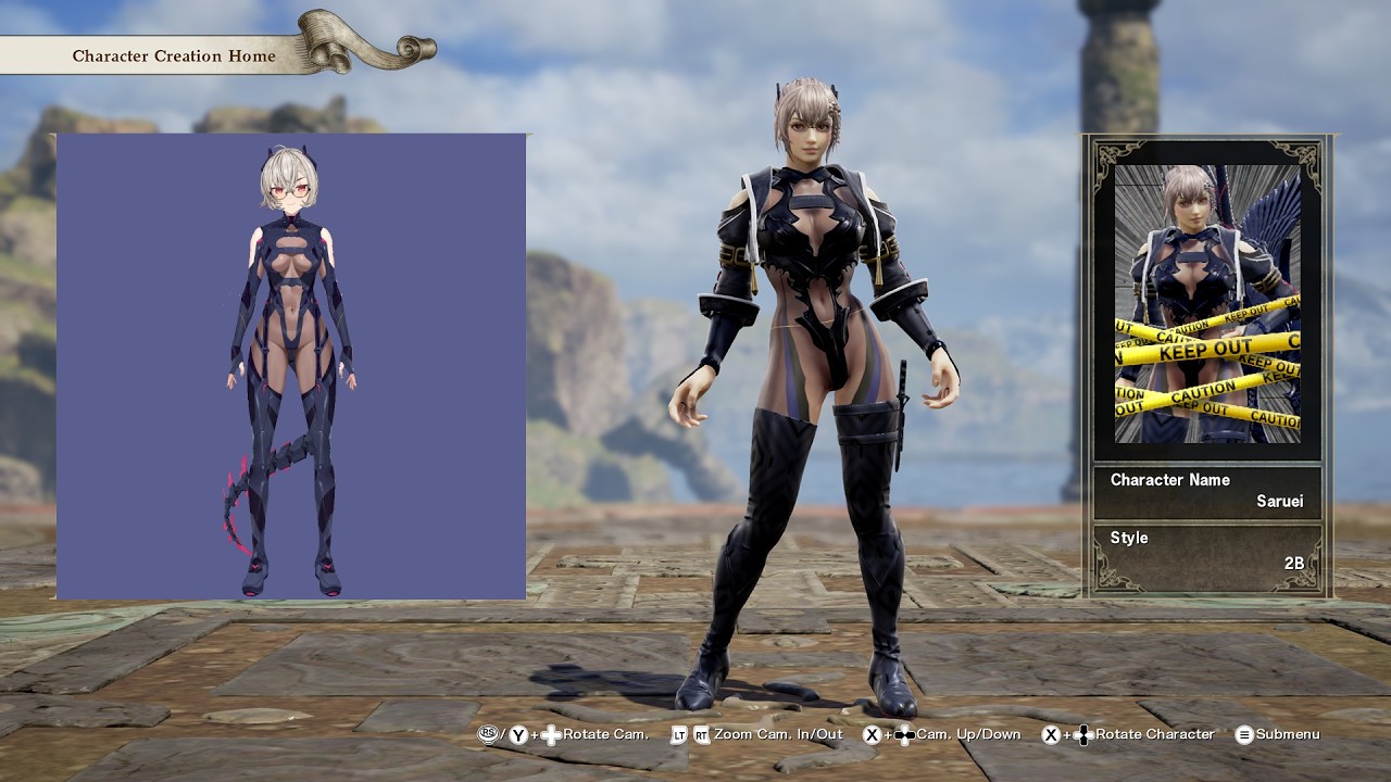 SoulCalibur 6; Saruei custom character video guide by Zeno XC