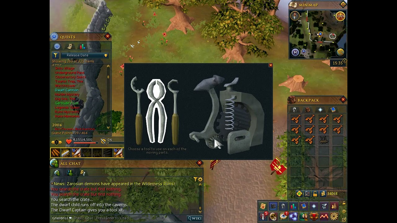 Dwarf Cannon (Quest) - RuneScape 3