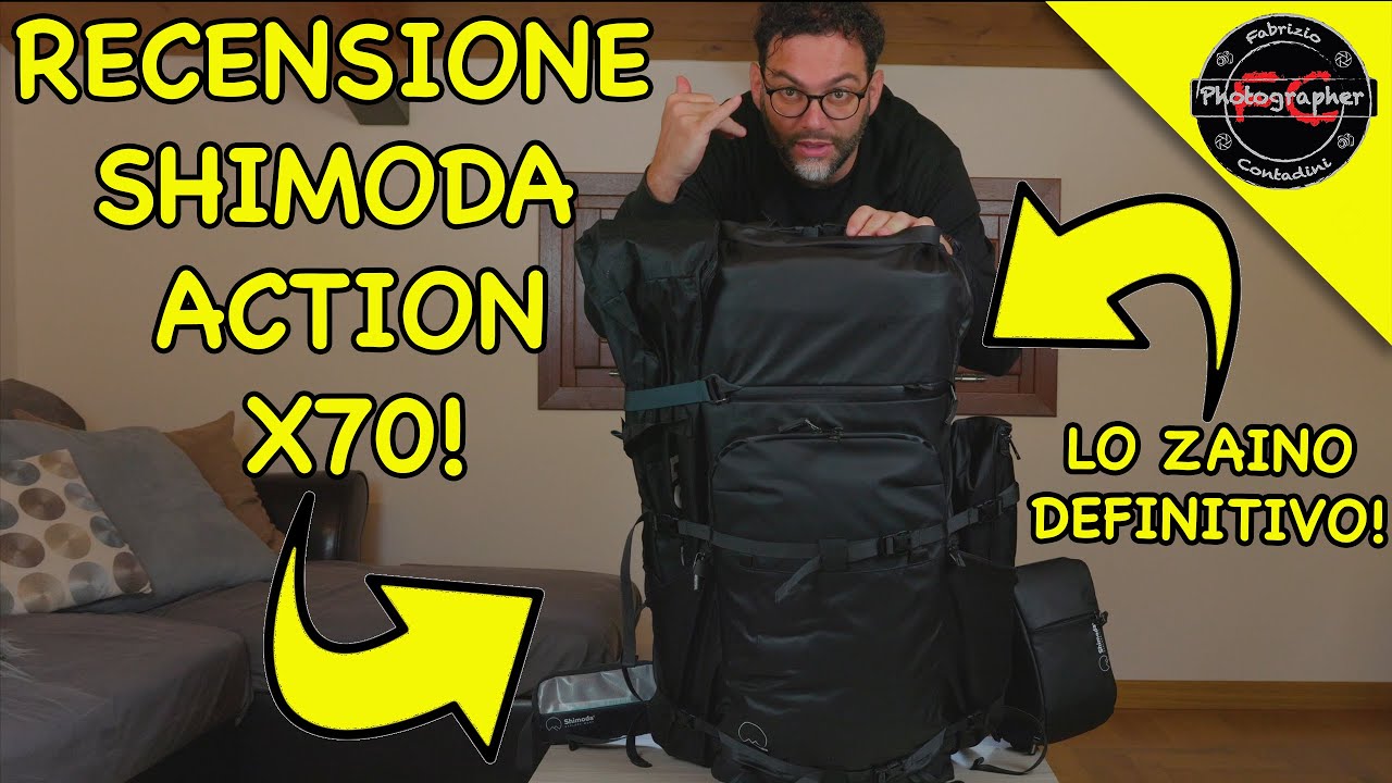 RECENSIONE SHIMODA ACTION X70! Lo zaino DEFINITIVO per: fotografia, video, trekking, viaggi e sport!