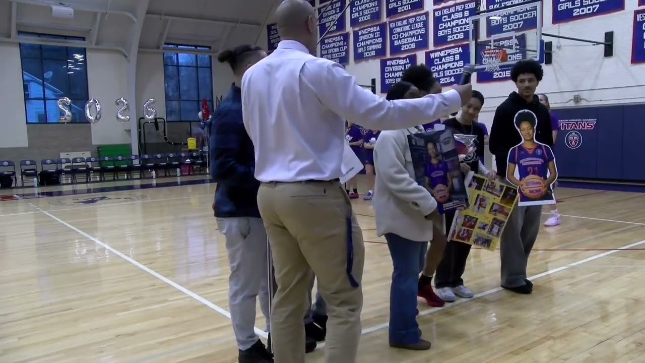 Wilbraham & Monson Girls Basketball, Senior Day 2025-26