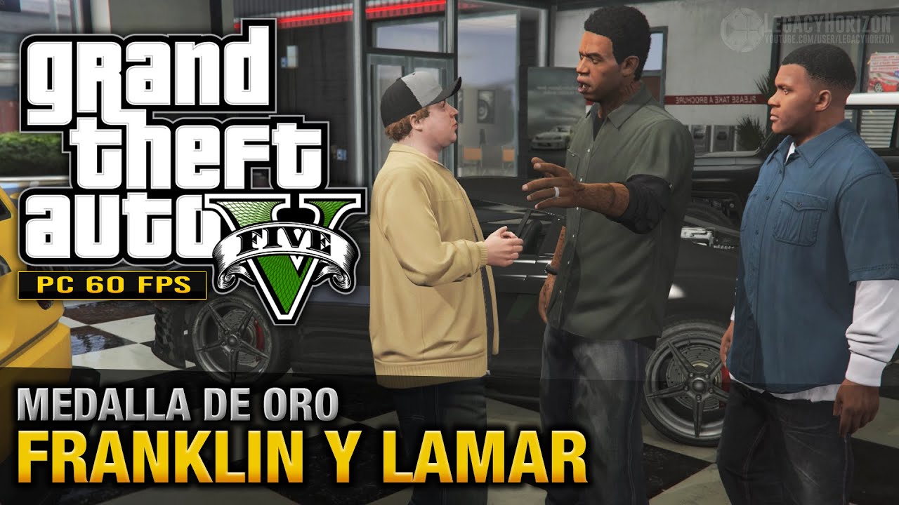 GTA 5 PC - Intro y Misión #1 - Franklin y Lamar (Oro/100% - 1080p 60fps)