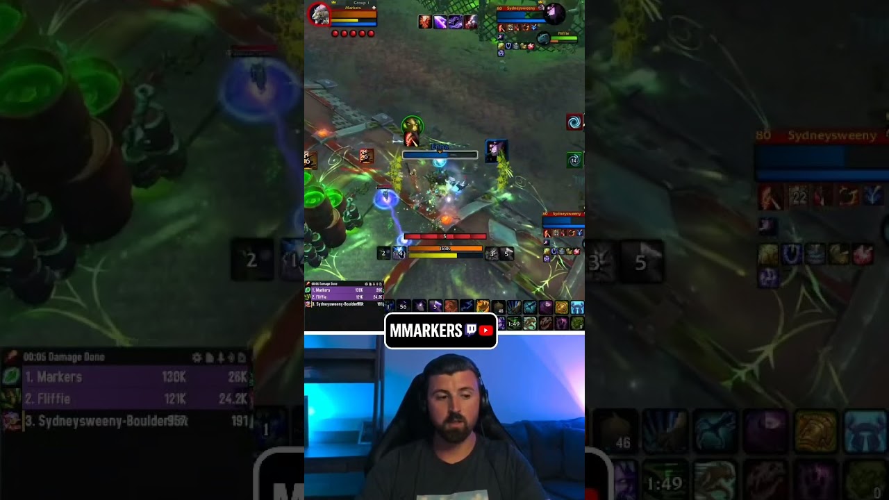 Самая быстрая игра в моей жизни 🤣 #worldofwarcraft #pvp #midnight #rdruid #gaming