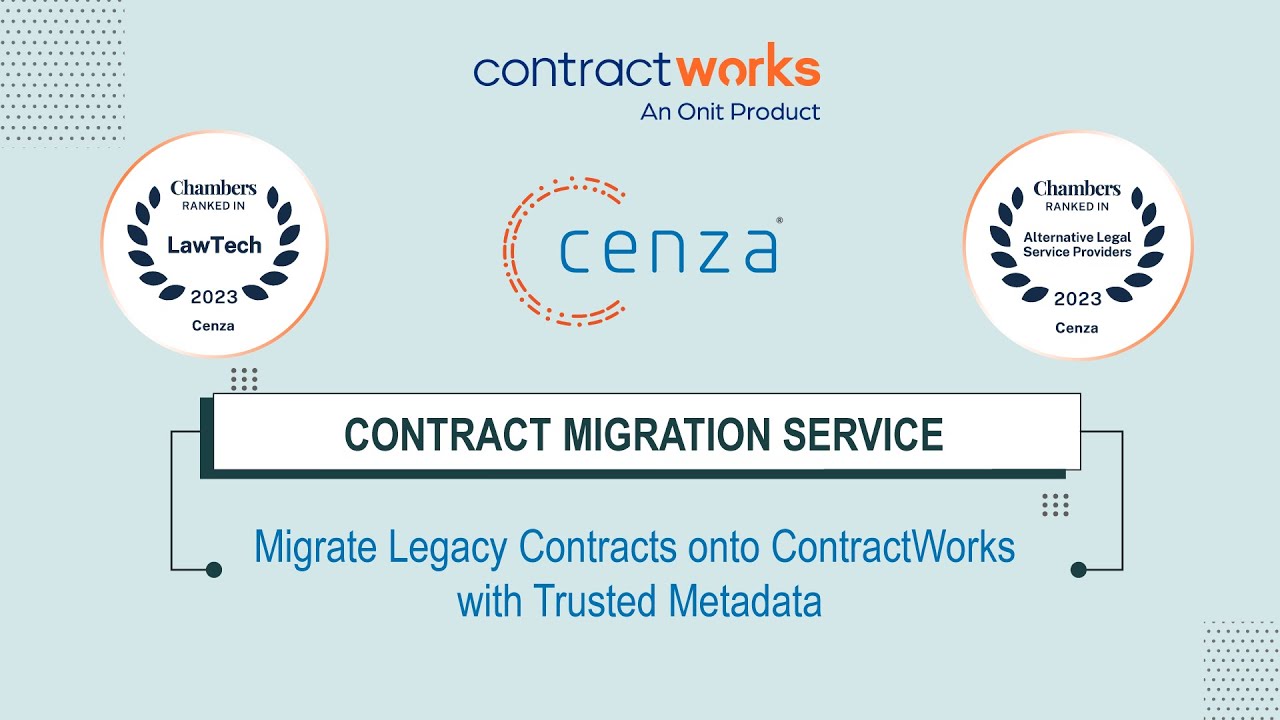 Cenza and ContractWorks &ndash; A Partnership to Redefine Contract Lifecycle Management