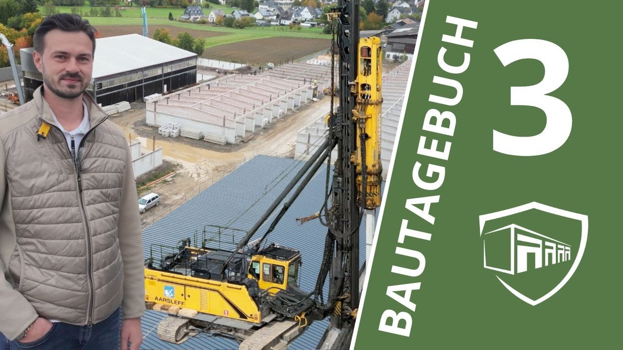 Der Bau von 185 XXL-Garagen im Garagenpark Hunsrück - Bautagebuch Teil 3 | Sohren Flughafen Hahn