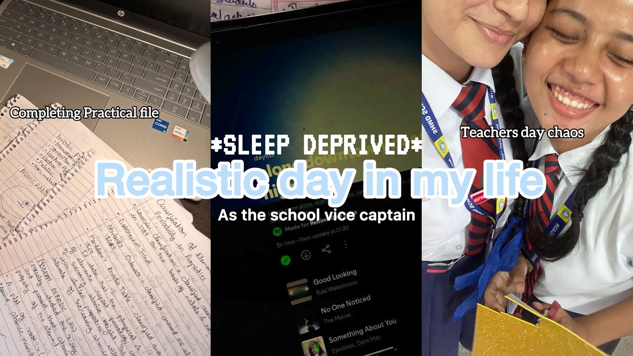 REALISTIC DAY IN MY LIFE as the school vice captain ✨🎒📚| HIGH SCHOOL LIFE IN INDIA