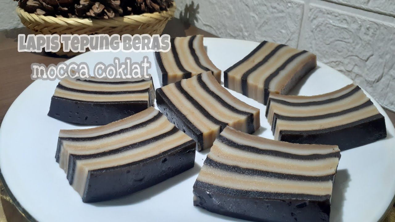 Resep Lapis Tepung Beras Mocca Coklat @DapurWildani