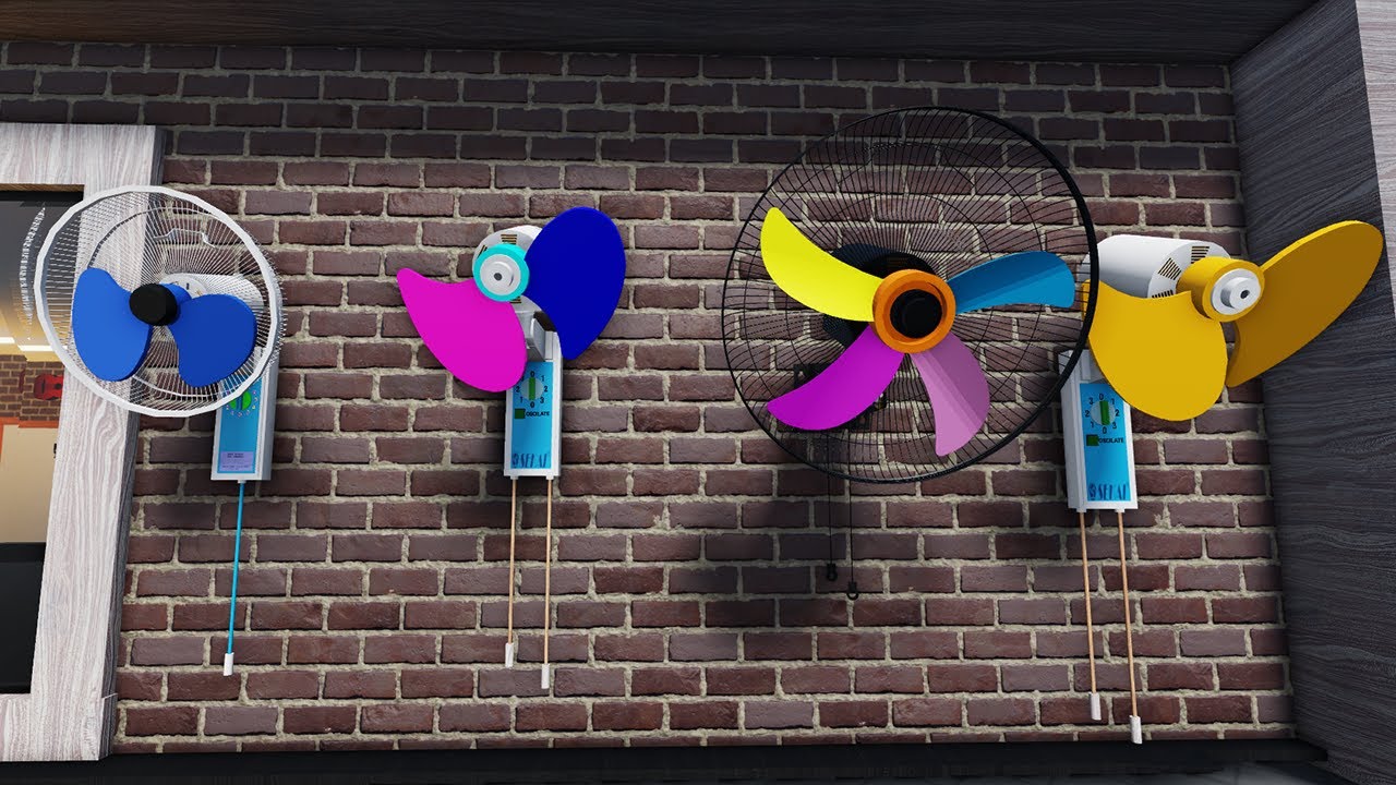 grebek kipas angin wall fan di caffe fans maniac - Electric Fan Video