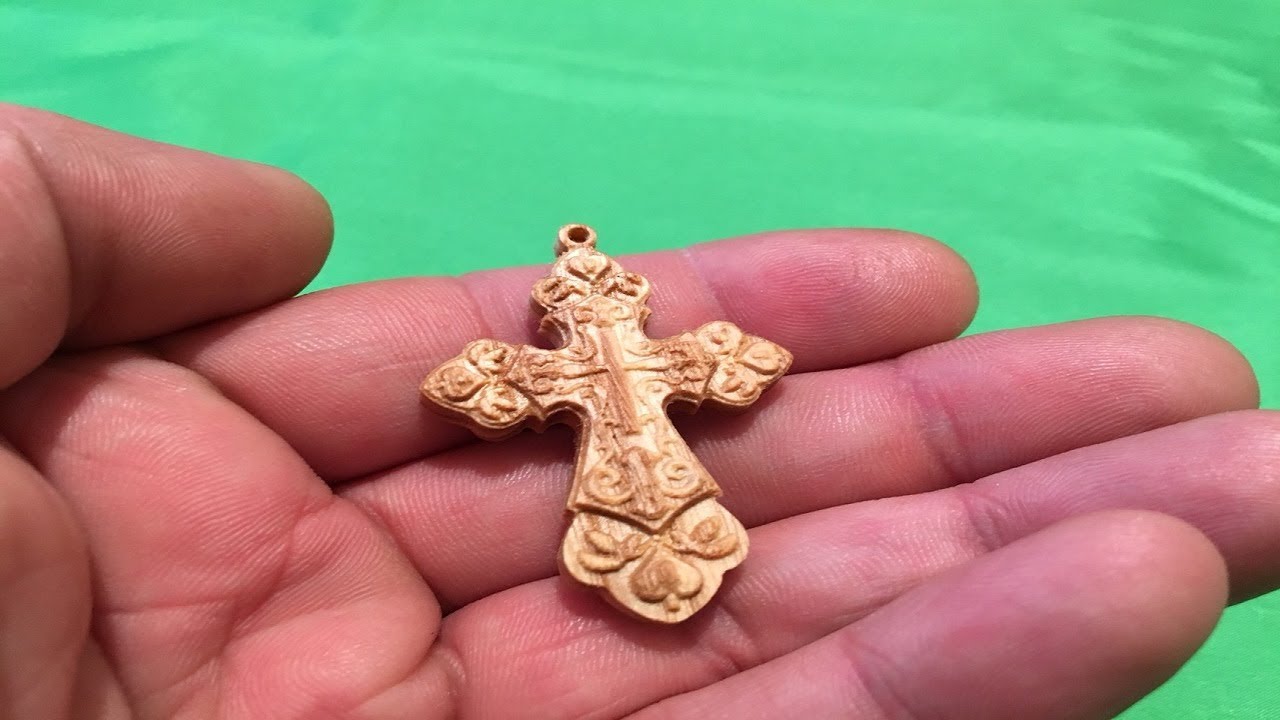 Крест из дерева на ЧПУ станке