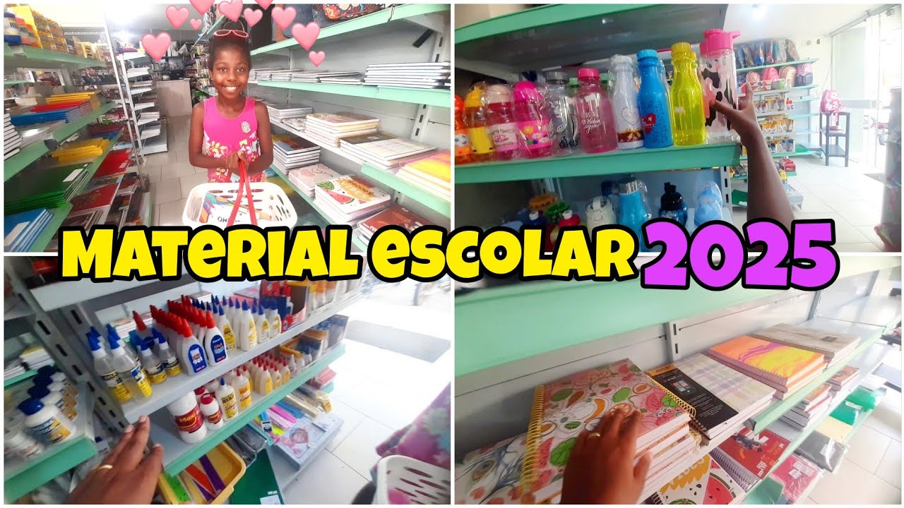 COMPRANDO O MATERIAL ESCOLAR 2025 DA KETHLYN *voltas aulas #materialescolar2025