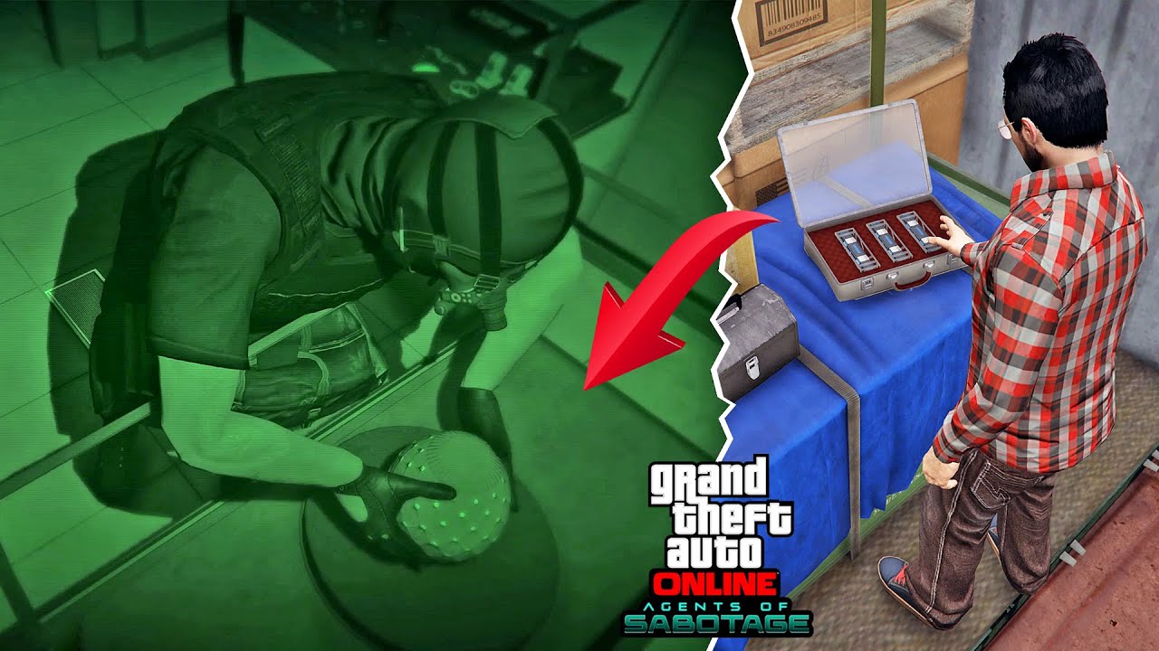 التسلل إلى بنك المتاهة وسرقة القطعة الأثرية في قراند أونلاين | GTA Online: Agents of Sabotage