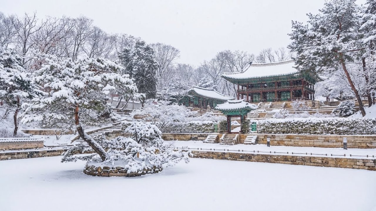 한국인도 잘 모르는 서울 창덕궁 후원의 설경, 눈멍 ASMR | The Most Beautiful Hidden Winter Spot in Seoul Korea ASMR