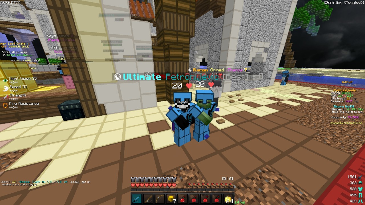 Peak Dominance on Pika-Network kit pvp