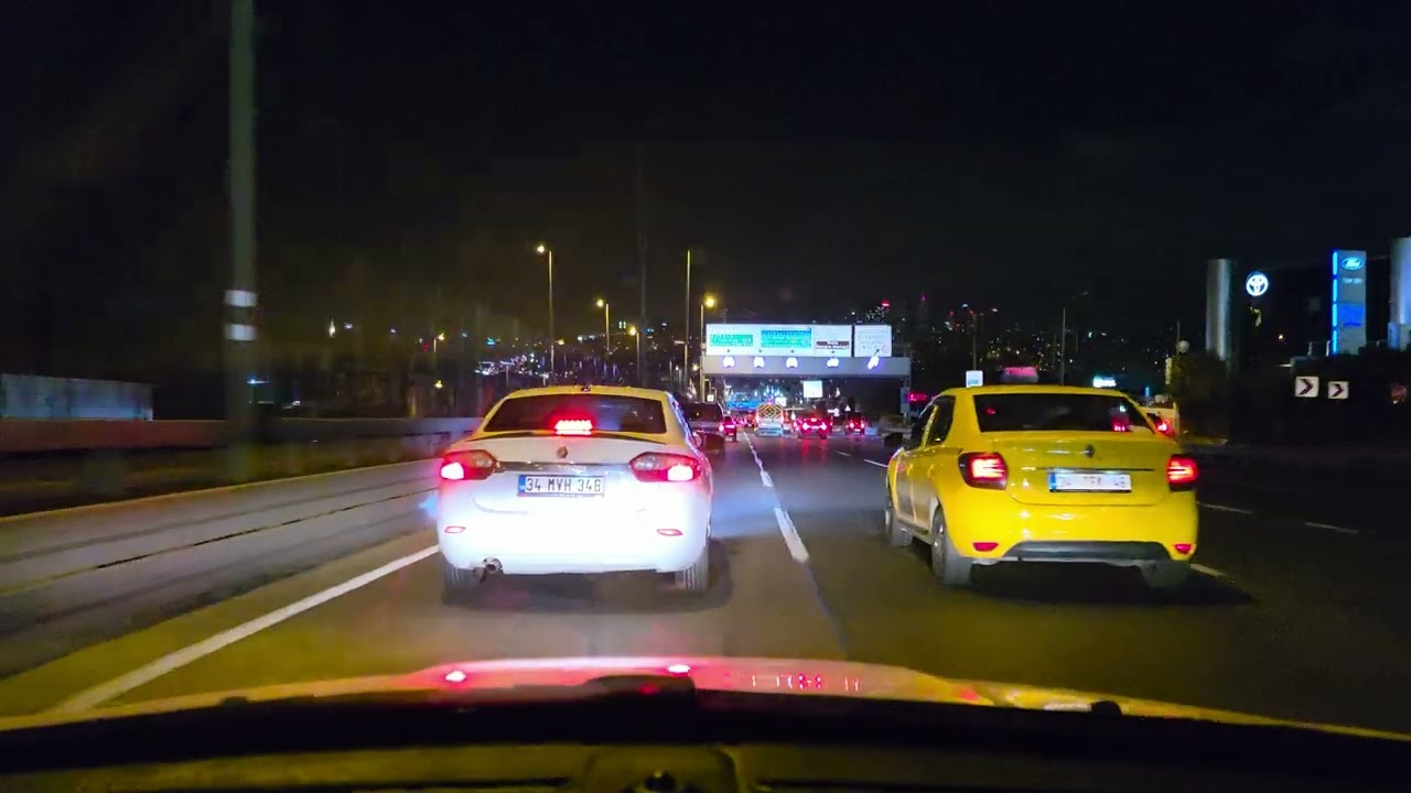 İstanbul - Bursa Night Driving